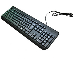China profesional OEM servicio fabricante suministro Venta caliente clásico ergonómico diferente diseño 104 clave Usb teclado con cable - Product Image 1
