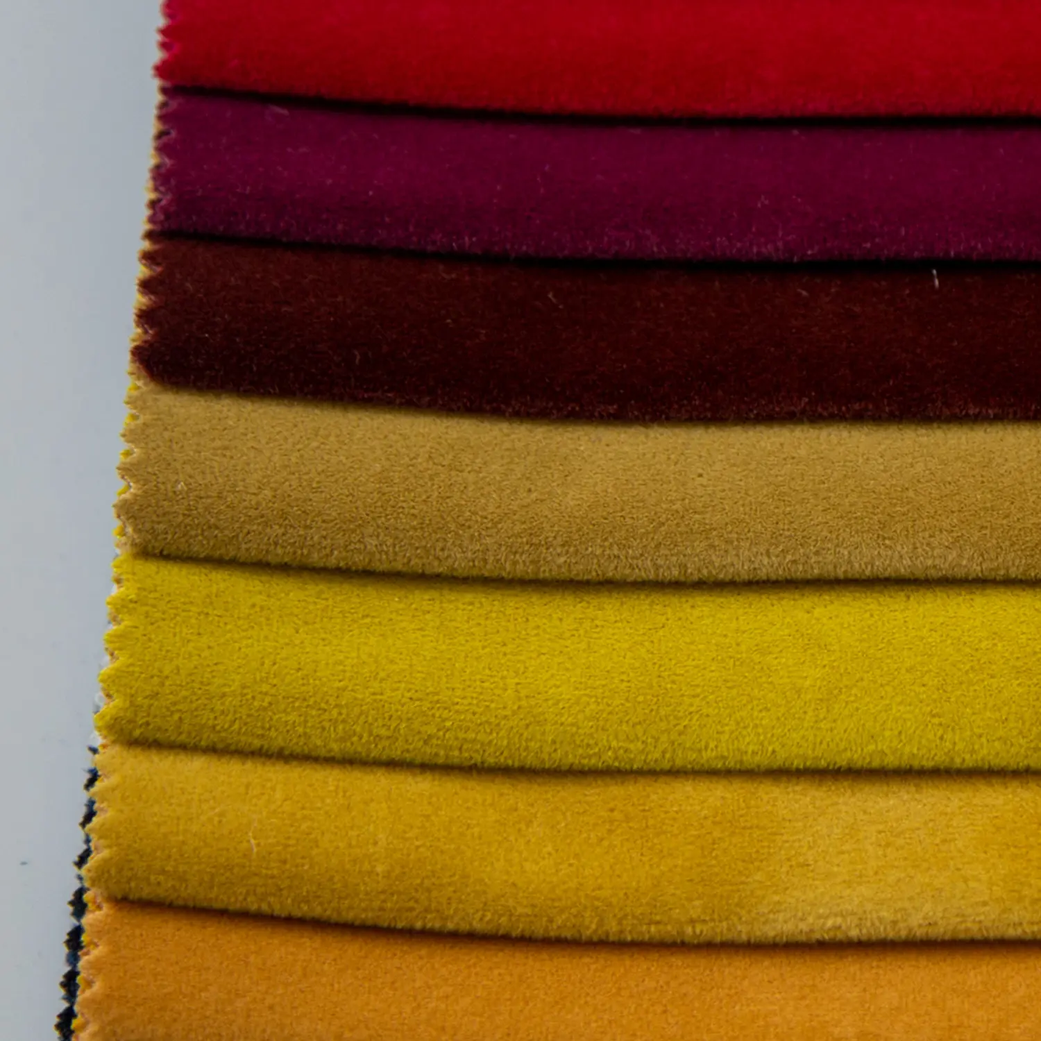 Wholesale 100% Polyester Holland Curtain Cushion Sofa Cover Used Velvet Fabric