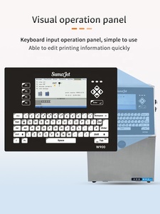 Single Color Automatic CIJ Inkjet Printer Industrial Flatbed <strong>Design</strong> for Cards Flex for Continuous Digital <strong>Coding</strong> - Product Image 6
