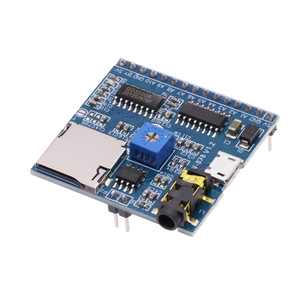 Módulo de reproducción de voz Reproductor de MP3 Disparador Reproducción Módulo de voz Compatible con Arduino