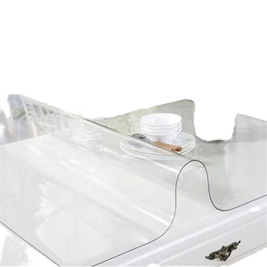 Moderno PVC Toalha de Mesa Alta Transparência Crocheted Tampa Plástica Impermeável e Prova de Mancha Food Grade Tabela <span class=keywords><strong>Mat</strong></span> para Uso Doméstico