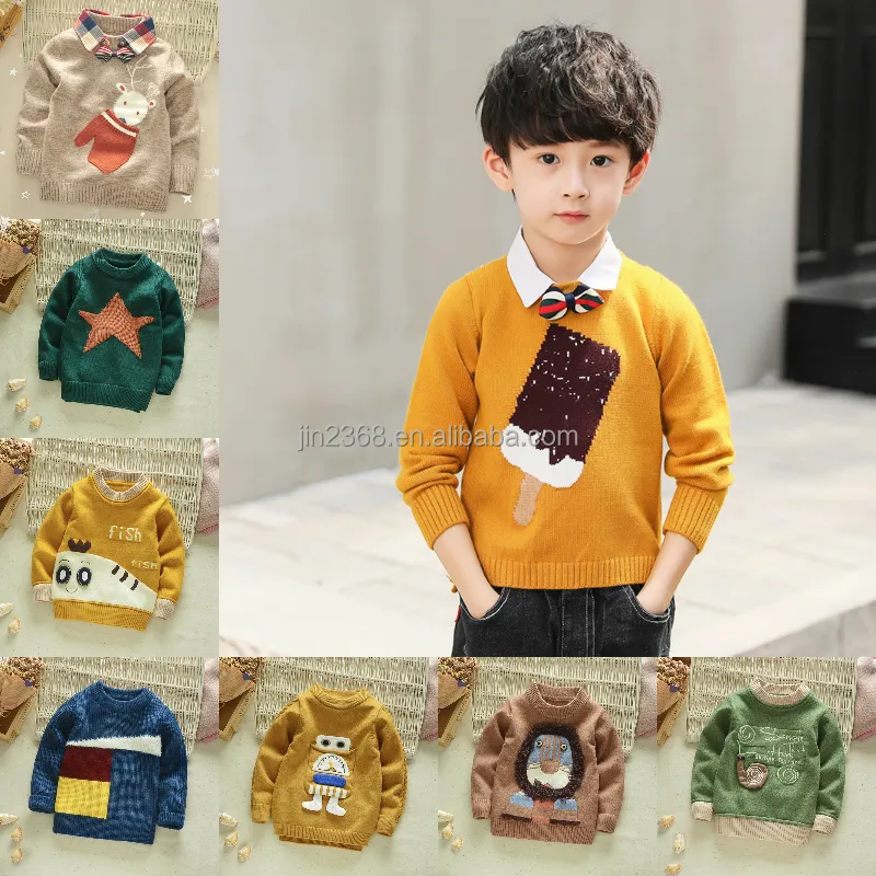 Базовая детская одежда оверсайз, Детский комплект из двух предметов, 100% хлопковый трикотажный свитер для малышей