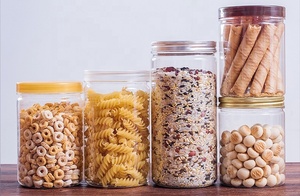 食品级宠物罐铝盖30毫升/50毫升/80毫升/120毫升空化妆品塑料容器，用于面霜零食沙拉