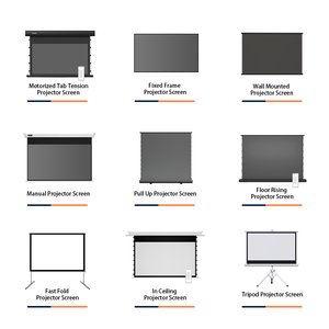 Pantalla de proyección montada en la pared de 110 pulgadas Pantalla Fresnel suave 16:9 4K 2,0 Ganancia ALR Pantalla de proyector de marco fijo - Product Image 6