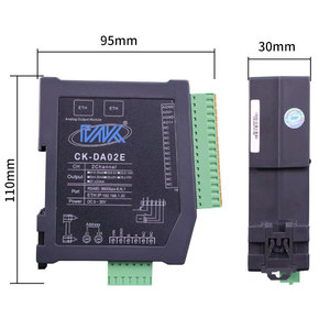 2-Channel RS 485 Ethernet Remote IO Acquisition Module with 0-10V <strong>Modbus</strong> RTU Analog Output - Product Image 6
