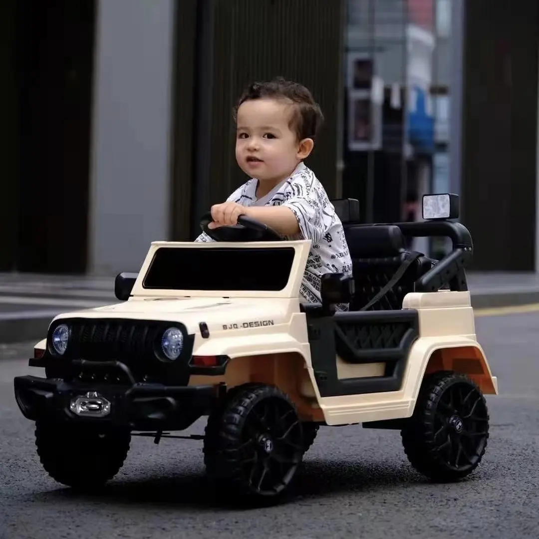 2022 Kids electric police cars children for 5 years for kids 12 years old 4 seater buggy mini car 4x4 electric