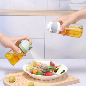 Лидер продаж: Уникальный распылитель и дозатор для оливкового масла 2-в-1, стеклянный, без БФА, для кухни и аэрофритюрницы - Product Image 2