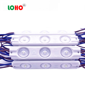 2835 3030 LED โมดูลการฉีดกันน้ำ AC 220V 110V 3Leds โมดูล LED พร้อมเลนส์สำหรับการโฆษณา2W - Product Image 4