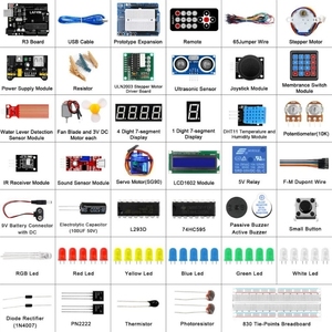 Для <span class=keywords><strong>Arduino</strong></span> Высокое качество стартер обучения комплект для UNO R3 с CD учебник