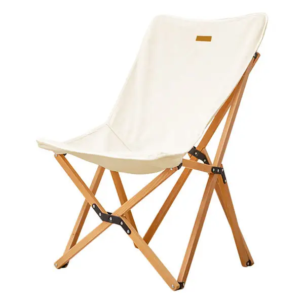 Chaise de camping pliable en toile de hêtre 16a avec cadre en bois, pour pique-nique, offre spéciale, 2023