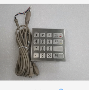 Teclado de teclado de metal numérico de venta de terminal de cajero automático de control de acceso a prueba de agua industrial mecánico - Product Image 3