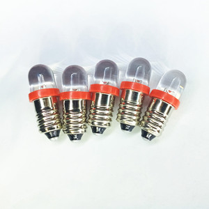 E10LED電球懐中電灯電球DC4.5V E10 3V LED E10 4.5V LED電球E106V青色LED DC4.5V E1012Vインジケーター電球18V E10 24V - Product Image 5