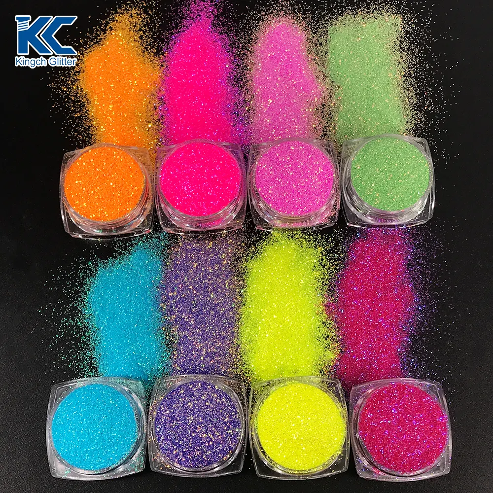 Schillernder neuer klobiger Nail Art Glitter mit LOW MOQ kosmetischem Glitter