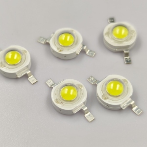 Led 3W LED สีขาวเย็น LED ไดโอดชิป130LM/W