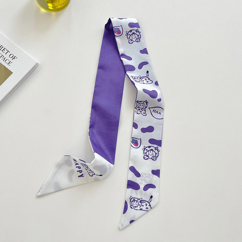 Cute milk cow purple