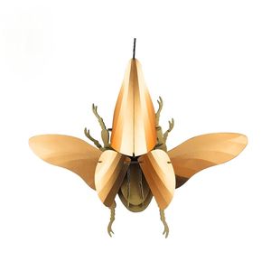 Hercules Beetle Insect Model Puzzles DIY Assembly Crafts Interactive Development Educational Kids <strong>Toy</strong> Gift - Product Image 1