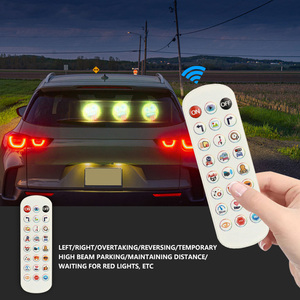 Panel tampilan RGB mata setan mobil suara cerdas 16*64 16*96 AI papan tanda daya DC Panel matriks fleksibel Digital layar lunak Led RGB - Product Image 5