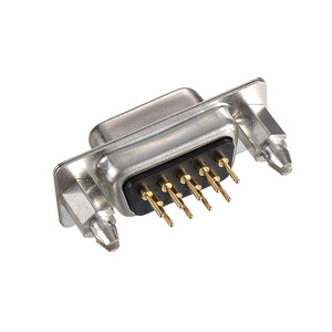 Denentech ที่กําหนดเองตรง DIP หญิง d-sub หมุดรอกโพสต์ DB9 Pin D-SUB เชื่อมต่อสําหรับ PCB - Product Image 2