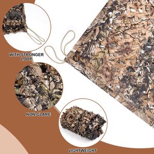 Камуфляжная сетка с сетчатой камуфляжной сеткой, Солнцезащитная сетка, Брезентовая сетка, легкая, отлично подходит для охоты на уток, съемки вслепую - Product Image 2