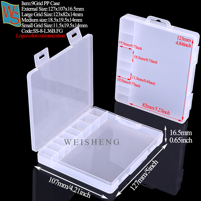 L36B 9 Grid PP Case Fixed Grid