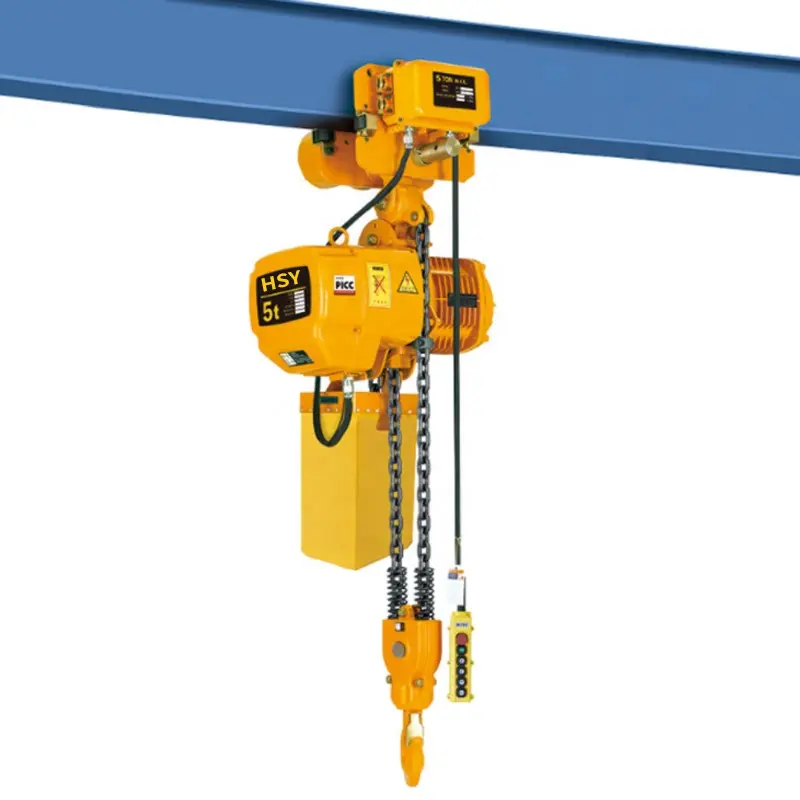 motorized trolley type Electric chain hoist 1.5 Ton Chain Crane hoist with remote control 1.5 ton electric chain hoist