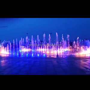 <strong>Programmed</strong> Control High Jet Nozzles Large Outdoor Dancing Waterfall Musical Water Fountain With Submersible Pump - Product Image 1
