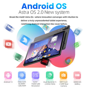 Новый популярный 11-дюймовый Android-планшет 1920x1200P экран 8-ядерный процессор 5G сетевой Опции Бесплатная Wi-Fi клавиатура - Product Image 3