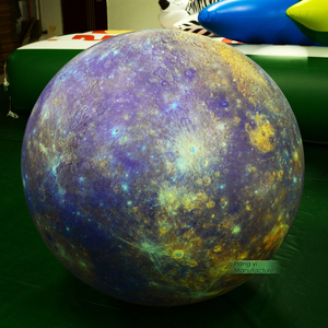 太阳系行星LED充气气球，太阳，地球，土星，木星，天王星，海王星，火星，金星，冥王星，月亮 - Product Image 4