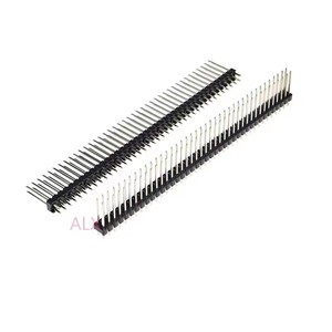 2x40 PIN doppia fila maschio 2.54MM passo 17MM lungo PIN striscia connettore 2x40 PIN 2*40 p 40 PIN per scheda PCB ARDUINO
