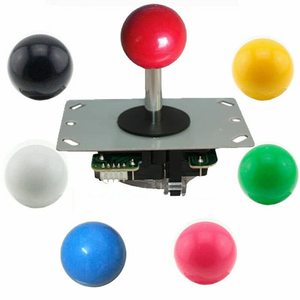 Aismartlink Arcade klasik rekabet 5Pin 4 ve 8 yolları Joystick DIY Arcade oyun kiti parçaları (kırmızı) - Product Image 2