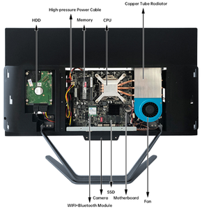 AIO Monoblock All in One <strong>Computers</strong> 24&quot; Inch Core I3 I5 I7 10th 11th Office Win 10 <strong>Computer</strong> All in One - Product Image 3