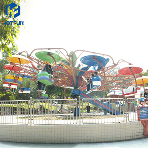 Park Planning Amusement Park Game Fun Fair Thrill Fairground Attraction Swing Double Flying Ride for Sale