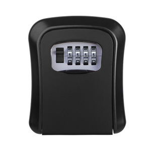 Cheapest Discount Full ABS Plastic Key Lock Box 4 Digits Combination Wall <strong>Mount</strong> Key Safe <strong>Hide</strong> Outside with Resettable Code - Product Image 3
