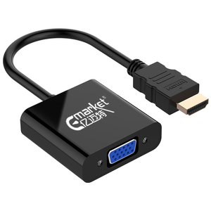 DP-VGAコンバータDisplayPort DP-VGAケーブルオス-メスDP-VGAアダプタPCコンピュータ用ラップトップHDTVモニタープロジェクター - Product Image 1