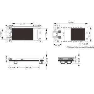 Heltec Meshtastic T114 V2 Tracker 1,14-Zoll-WLAN-TFT-Display BLE LoRaWAN LoRa für das Kommunikation netzwerk von Arduino Dev Board - Product Image 6