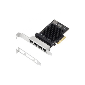 Dört 2.5 Gigabit RJ45 Pcie x4 Lan kartı 10/100/1000/2500Mbps Realtek 8125b çip 4 portu 2.5G NIC PCI-e ağ kartı sunucu masaüstü - Product Image 3