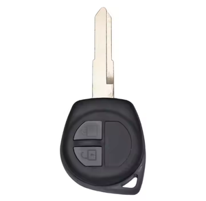 車のキーシェル車両キー2ボタンスズキ用ノーカットキーブレード付きリモートカバー交換 - Product Image 1