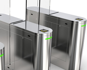 RFID <strong>Access</strong> <strong>Control</strong> <strong>System</strong> for Waist Height Retractable Arms Flap Barrier Turnstile Gate - Product Image 5