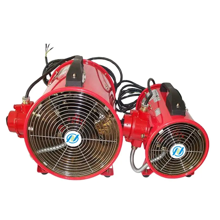 Extracteur d'air de climatisation à faible bruit ventilateur axial portable à grande vitesse ventilateur de ventilation pour usage industriel