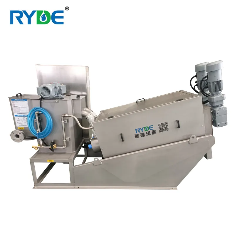 Presse à vis Offre Spéciale Déshydrateur industriel de boues Machine d'assèchement de boues multi-presse