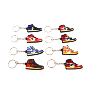 Siliconen Schoen Sleutelhanger Op Maat Gemaakt Rubber 2d <span class=keywords><strong>Mini</strong></span> Sneaker Charm Sleutelhanger Rubber Designer Sneaker Sleutelhanger Schoen 3d Sleutelhanger - Product Image 6