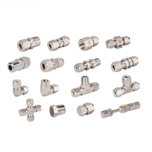 <strong>1</strong>/4 OD Stainless Steel Compression Ferrule <strong>1</strong>/4 Inh <strong>NPT</strong> Male Straight Adapter with Double Ferrules 6mm Oil Application <strong>Connect</strong> - Product Image 5