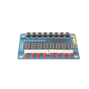 TM1638 8-Bit-Digital-LED-Röhrenanzeigemodul mit 8 LEDs 8-Tasten-Tasten für AVR Arduino ARM - Product Image 4