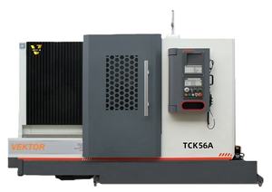 Máquina CNC de guía lineal de cama inclinada automática multifunción, máquina de torno Cnc de alta eficiencia, máquina de torno Cnc de borde TCK56A