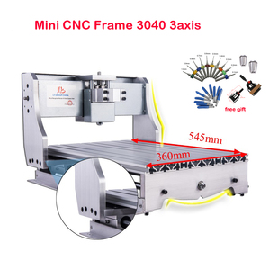 迷你CNC路由器3040雕刻机铣床，用于DIY 3040 3轴与雕刻区域400X300mm CNC框架 - Product Image 1