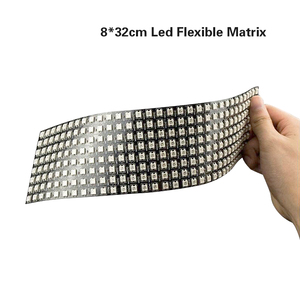 Hochwertige WS2812B LED-Panel-Matrix 8 X8 8 X32 16 X16 RGB 2812 2812B flexibles Pixel-Panel 5V WS2812 LED-Matrix 8*8 8*32 16*16