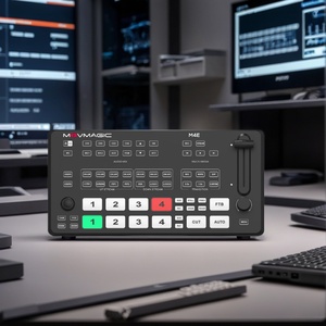 Conmutador de vídeo ligero profesional Movmagic de 5 canales: salida sin pérdidas de potencia DC12V y múltiples efectos de transición - Product Image 1