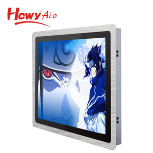 Panel de pantalla táctil plano interactivo LED, Monitor LCD de 8 pulgadas, IP65, resistente al agua, entrada DC12V VGA, Monitor de Marco abierto - Product Image 6