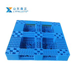 Plastik paletler 1200x1000x150mm HDPE HDPP 4 yollu giriş paletleri örgü plastik palet için blok yapma makinesi açık güverte, örgü üst - Product Image 2