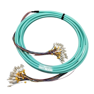 OEM multimodale OM4 12F in fibra ottica con 24 Fiber Breakout LC/PC Patch per il cablaggio del centro dati in reti WIFI 4G 3G - Product Image 1